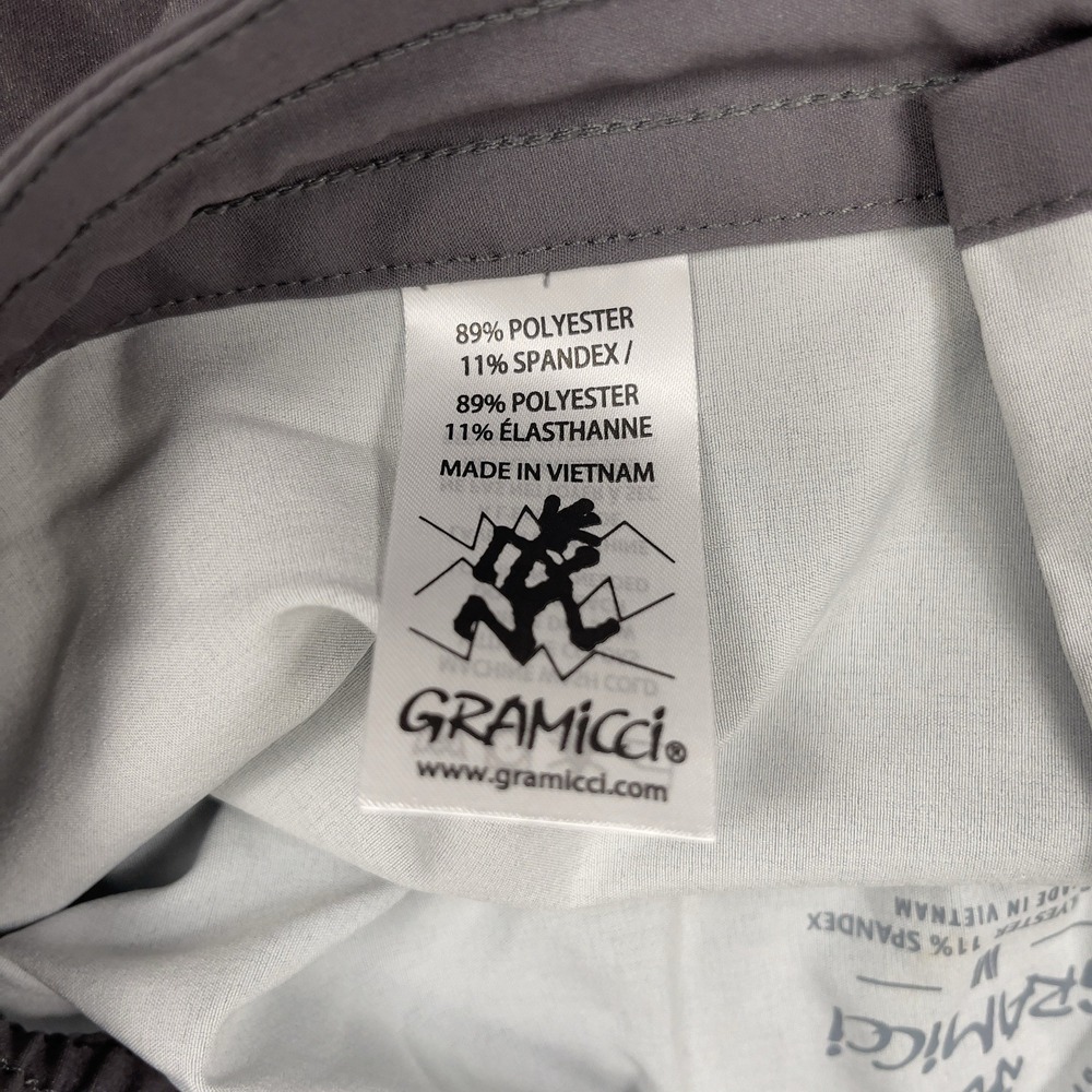 Grammici Board Shorts Mens XL Gray Hybrid Outdoor Unlined Pocket Swim Beach Hike - Picture 9 of 10
